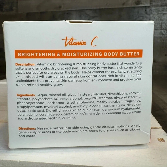 Dr. Rashel Vitamin C Brightening & Moisturizing Body Butter Cream • New in Box! - Picture 4 of 5